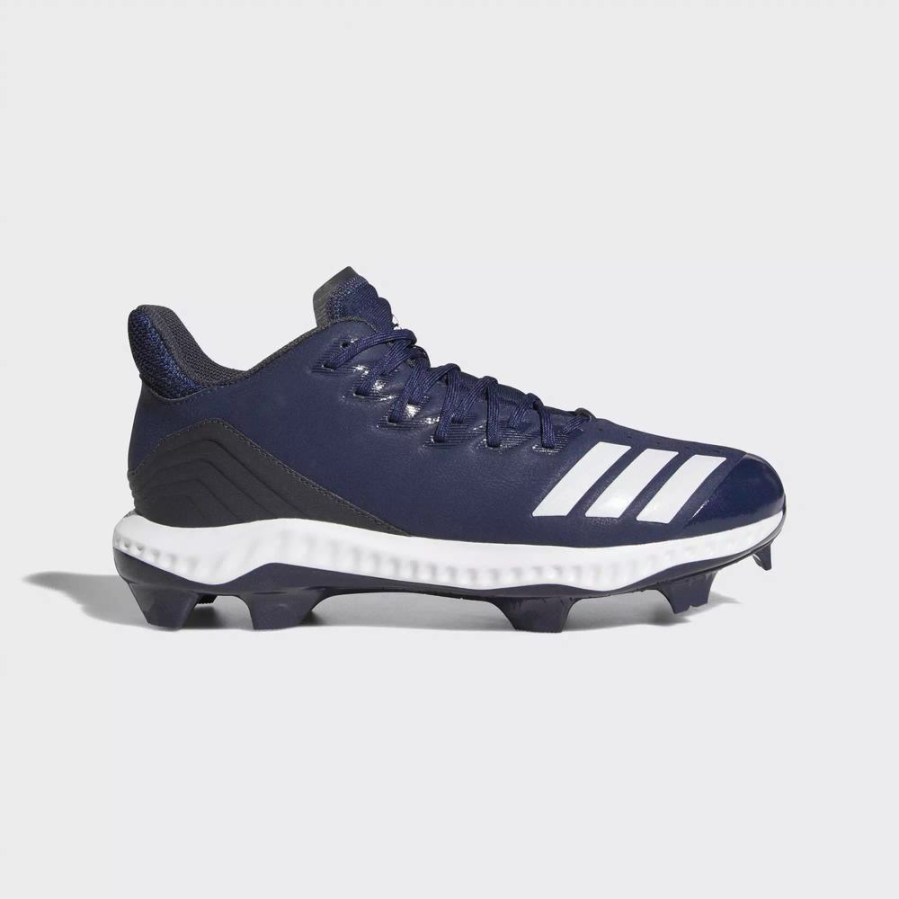 Adidas Icon Bounce TPU Spikes De Beisbol Azules Para Hombre (MX-49094)